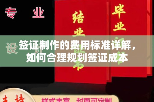 成安签证制作的费用标准详解，如何合理规划签证成本